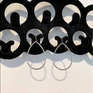 Sterling Silver Tear Drop Earrings Vintage NEW